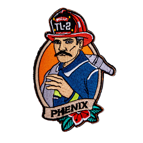 Embroidered Phenix Firefighter Patch