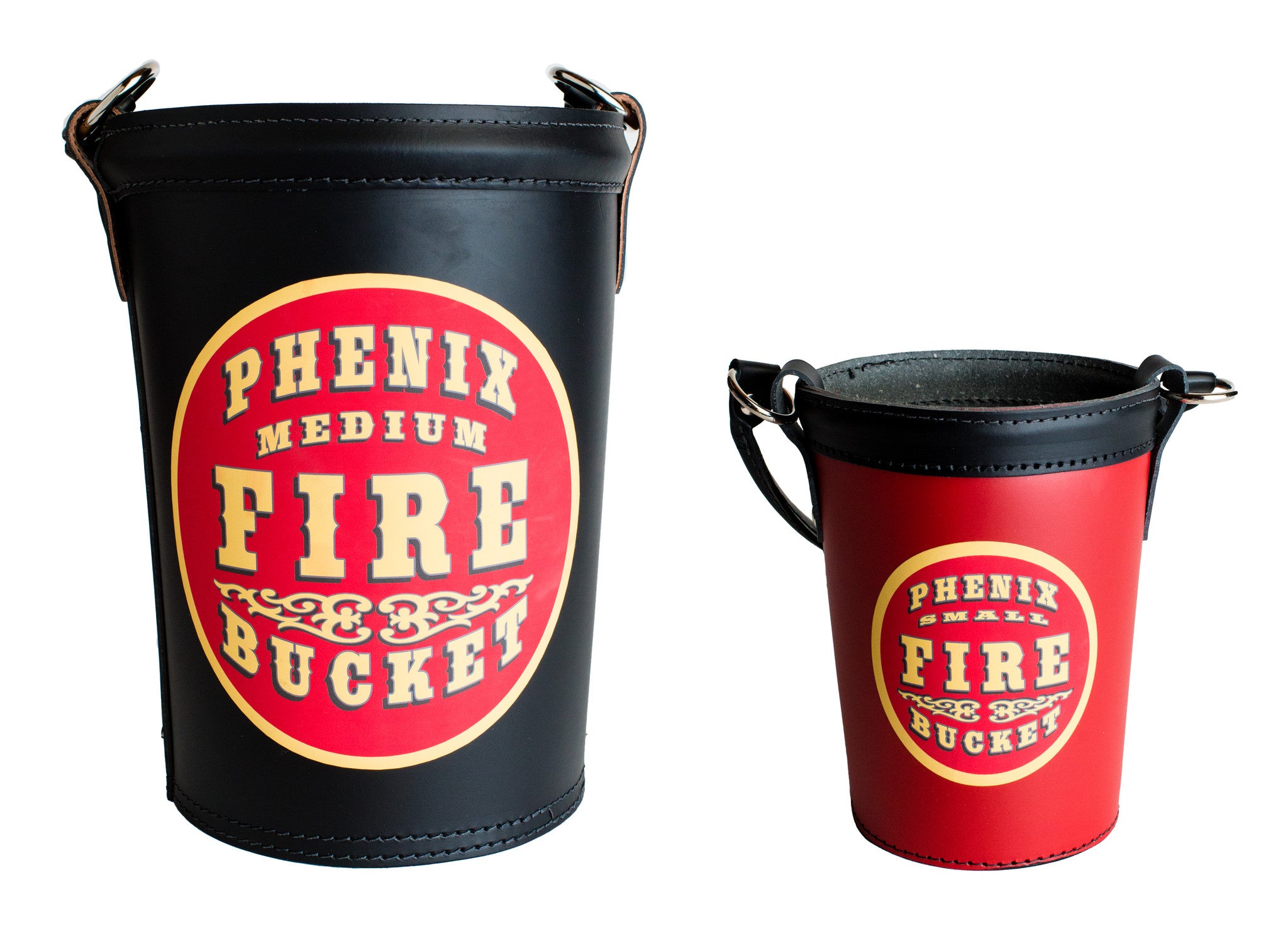 Collectible Leather Fire Buckets - Phenix Technology, Inc.